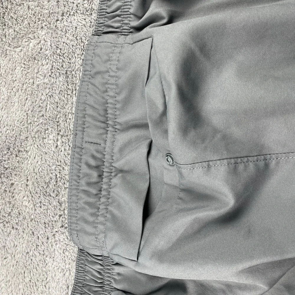 Nike Dri-Fit Track Jogger Pants Mens XXL‎ Gray Lined Elastic Waist Zip Ankle